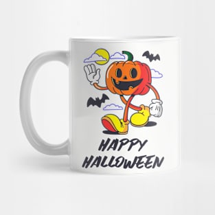 walking jack o lantern Mug